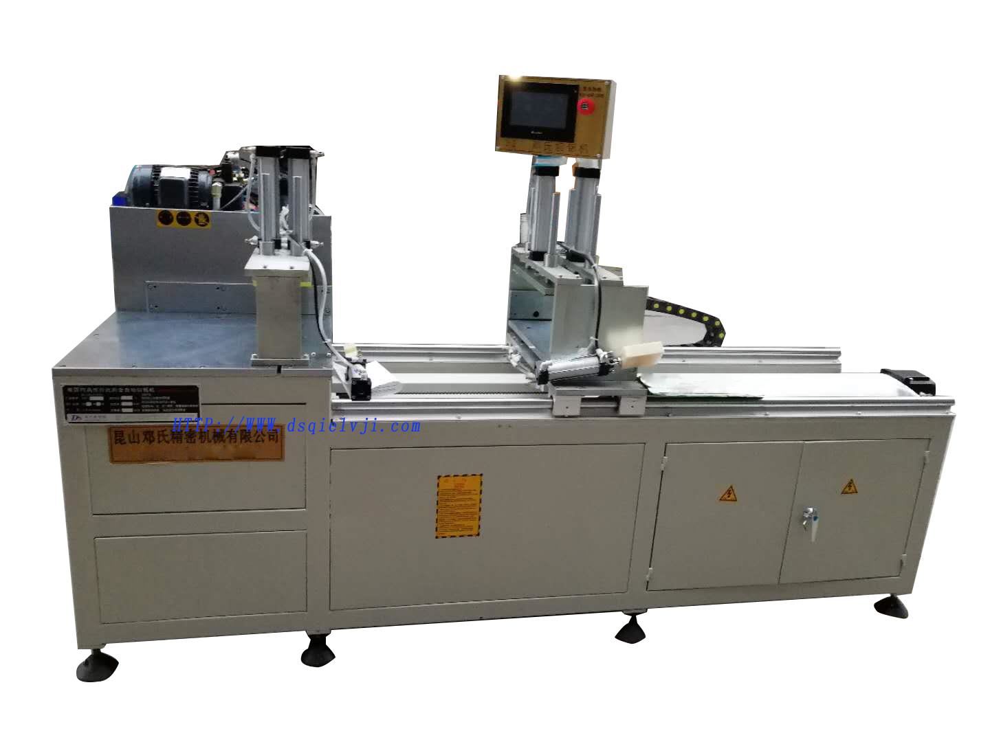 【鎮(zhèn)江】DS-A500鄧氏全自動鋁型材切割機，鋸切門窗丁字型鋁材